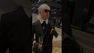 Пародия на знаменитого модельера Карла Лагерфельда