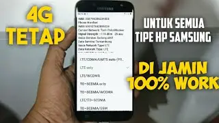 📵 CARA KUNCI SINYAL 4G TETAP HP SAMSUNG TERBARU