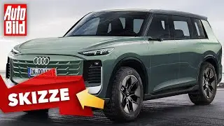 Audi Q9 (2024) | XXL-SUV: Audis Antwort auf Mercedes GLS und BMW X7? | Skizze