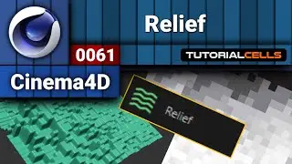 0061. relief ( 2d images to 3d objects ) tool in cinema 4d