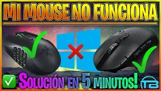 ✅ SOLUCIÓN NO FUNCIONA MI MOUSE ✅ PC NO lo Reconoce o Prende pero NO SE Mueve ni anda en WINDOWS 10.