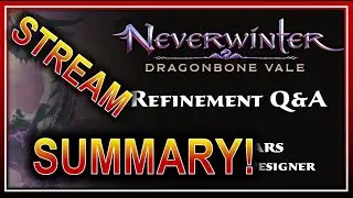 Dev Q&A! Account-Wide RP, Weap+Armor Illusions, Tradebar Enchants, Shirt & Pants Kits - Neverwinter