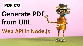 Convert Web Page URL to PDF with PDF.co API in JavaScript (Node.js)