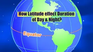 How Latitude effect duration of Day & Night?