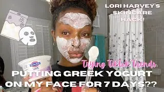 DOING A GREEK YOGURT MASK FOR A WEEK | VICTORIA CIELO