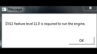 DX11 feature level 11.0 is required to run the engine