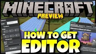 HOW TO GET MINECRAFT EDITOR + FIRST LOOK ⚒️ Minecraft Bedrock Preview BETA ✅