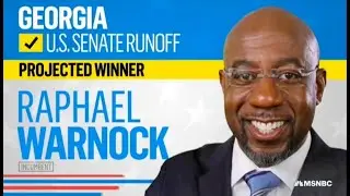 Raphael Warnock Wins Georgia Senate Runoff - Live MSNBC - 12/6/2022