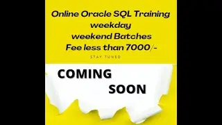 Oracle SQL Online Training | 30-45 Days | life time study Material Access | Mock Interview
