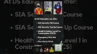 SIA Security Courses & More, Best Training provider in Birmingham.