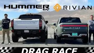 Electric Pickup Truck Showdown: Rivian R1T vs. GMC Hummer EV