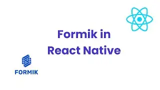React native - Building and Validating Forms with Formik & Yup