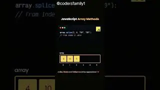 Javascript Array methods 