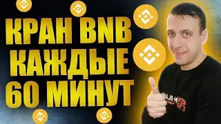 Жирный кран криптовалюты BNB  Бесплатная крипта каждые 60 минут  Простой заработок 2024