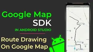Draw Route Between Two Locations On Google Map In Android Studio | Direction Api | 