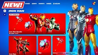 NEW Iron Man ALL Skins BUNDLE Item Shop Fortnite!