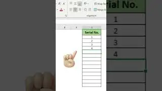 Generate Serial Number Automatically 🔥 