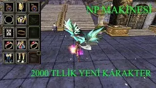 Knight Online | 2000 TL BASTIM | Yeni Karakter