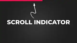 How To Create a  Scroll indicator Using HTML & CSS & Javascript