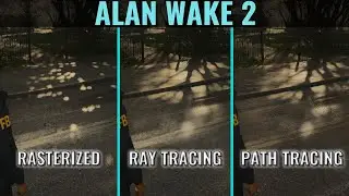 Alan Wake 2 - Path Tracing vs Ray Tracing vs Ray Tracing Off - RTX 3070 - 1440p
