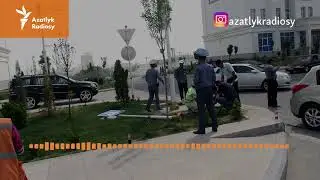 Türkmenabatda hususy ulag polisiýa işgärini kakdy