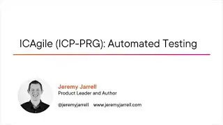 Agile Skills: ICAgile (ICP-PRG) Automated Testing Course Preview