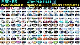 170+ Professional Multipurpose Banners Templates Download In PSD Files |Sheri Sk|