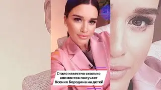 Бывшие мужья практически не помогают Ксении Бородиной 