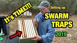 It’s THAT Time of Year!!! Setting up Honey Bee SWARM TRAPS 2019