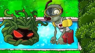 РАСТЕНИЯ против ЗОМБИ или PLANTS vs ZOMBIES. Серия 16. Водоросли и Стеноорех на страже