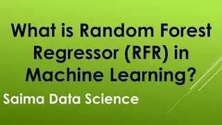 Random Forest Regressor RFR