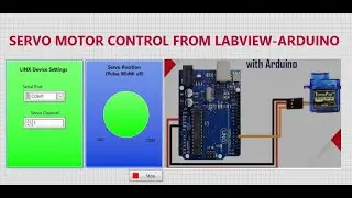 Controlling a Servo Motor with Arduino and LabVIEW | LabVIEW Arduino Servo Motor