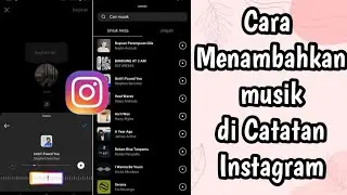Cara Menambahkan musik di catatan instagram | Update Terbaru 2023