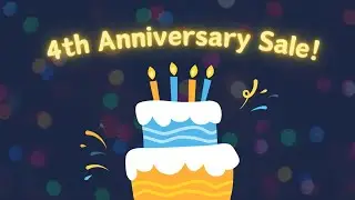 LearnSQL.com turn 4! SQL Courses Anniversary Sale