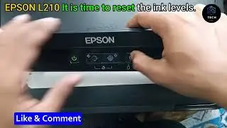 It is time to reset the ink levels solved  || epson l210 l355 it is time to reset the ink levels