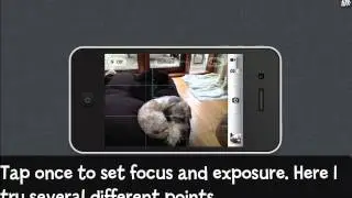 Set focus and exposure for iPhone photos