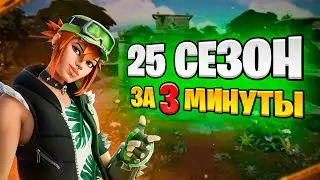 25 СЕЗОН: Сюжет, Новинки, Локации, Скины - за 3 минуты!