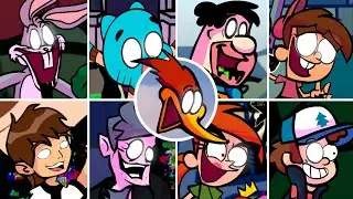 New Pibby Mod - Glitched Legends V2 (Ben/Tom/Fred) - Friday Night Funkin Part 1 (FNF Mod)