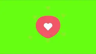 Heart  green screen video effect