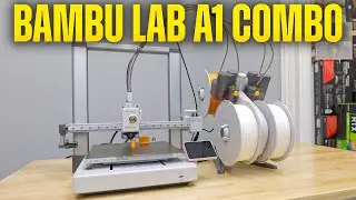 Bambu Lab A1 Combo AMS Lite Unboxing + Test - Best Budget 3D Priter