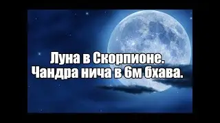 Луна в падении в 6 доме. Луна в Скорпионе. Положение Луны нича в 12 домах.