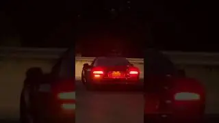 Loud Dodge Viper GTS Slowly Leaving a Car Show