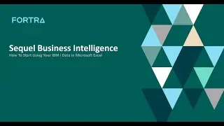 Sequel | How to Transfer IBM i Data to Microsoft Excel