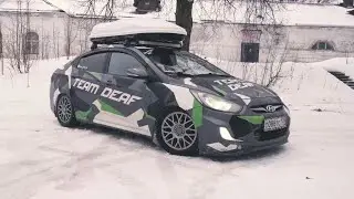 ОЧЕНЬ ГРОМКИЙ HYUNDAI SOLARIS - 1МЛН на АВТОЗВУК