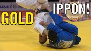 Золотой иппон Кассе Матиаса в финале чемпионата мира 2021 по дзюдо