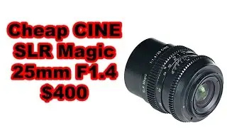 Sony Only, Better than Samyang?! SLR Magic Announces CINE 25mm F1.4 wide angle lens
