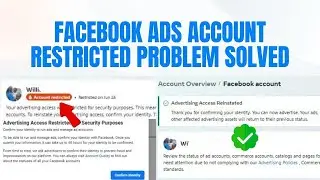 Facebook account restricted problem solve