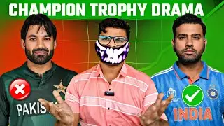 India vs Pakistan Champion Trophy 2025 Drama 🔥 CricBook