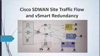 Cisco SDWAN Traffic Flow and vSmart Redundancy #viptela #sdwan #ciscosdwan #cisco #cisconetworking
