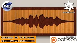 SOUNDWAVE ANIMATION (Cinema 4D - Free Tutorial)